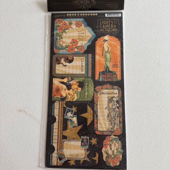 NWT Graphic 45 Vintage Hollywood Paper Set - Picture 9 of 13